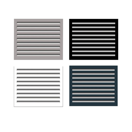 TOKYO Abdeckung Schutzgitter für Außeneinheit Klimaanlage Wärmepumpe – S - H: 650 x B: 820 x T: 460 mm / Weiß - RAL 9003 by Z