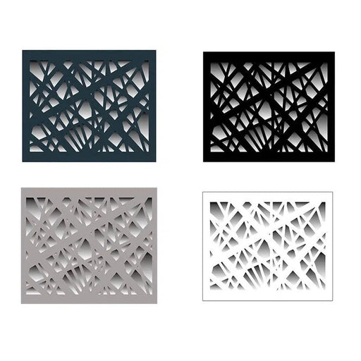 LISSABON Abdeckung Schutzgitter für Außeneinheit Klimaanlage Wärmepumpe – S - H: 650 x B: 820 x T: 460 mm / Weiß - RAL 9003 b
