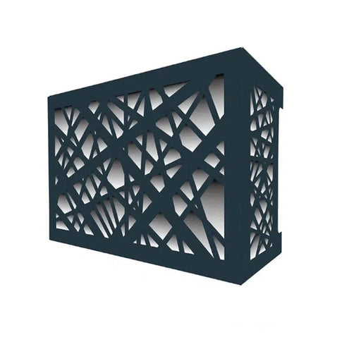 LISSABON Abdeckung Schutzgitter für Außeneinheit Klimaanlage Wärmepumpe – S - H: 650 x B: 820 x T: 460 mm / Weiß - RAL 9003 b