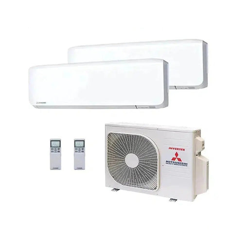 Mitsubishi Heavy Klimaanlage Set 2x Wandgeräte 2,0 kW - SRK20ZS-WF + Außengerät SCM30ZS-W inkl. Wifi by Mitsubishi Heavy
