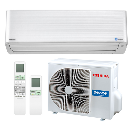 Toshiba Klimaanlage Set DAISEIKAI 10 | Premium Inverter Split-Klimagerät mit A+++ – 2.5 kW - RAS-B10S4KVPG-E / RAS-10S4AVPG-E