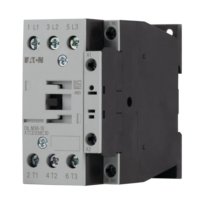 Eaton - Leistungsschütz zum Schalten von Wechselstrom Leistungsschütz 3polig DILM38-10(#112435 380/400V 18.5kW