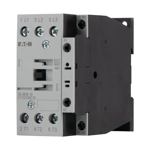 Eaton - Leistungsschütz zum Schalten von Wechselstrom Leistungsschütz 3polig DILM38-10(#112434 380/400V 18.5kW