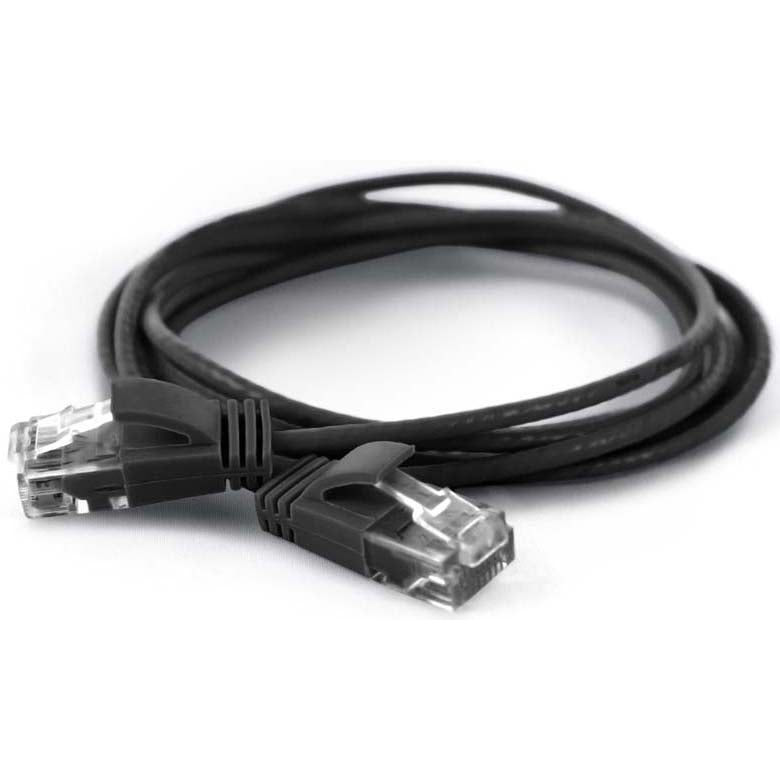 Wantec - Patchkabel Kupfer UTP-Patchkabel Cat.6A sw 7318 sw 7,0m 7,0m RJ45 2,8mm