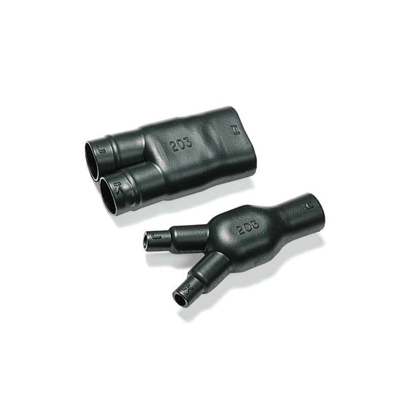 HellermannTyton - Aufteilkappe Warmschrumpfteil 213-1-G PO-X BK 2- Fingerstück sw