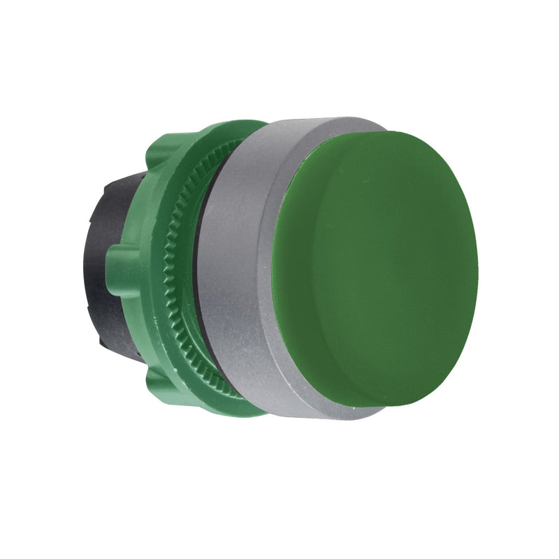 Schneider Electric - Frontelement für Drucktaster Drucktaster, Front ZB5AH3C0 grün, 22mm, in grau