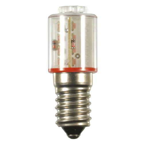 Scharnberger+Hasenbein - Anzeige- und Signallampe LED-Leuchte 18,5x45mm 35715 E14 230VAC/DC gelb  − 1 Stück