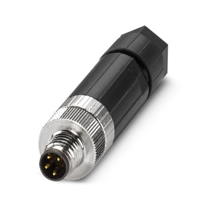 Phoenix Contact - Rundsteckverbinder, feldkonfektionierbar (Industriesteckverbinder) Steckverbinder SACC-M 8MS-4PL-M