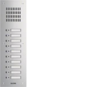 Elcom - Klingeltableau für Türkommunikation UP-Türstation TVG-10/1 eds 10Tast.1-reih.eds mt