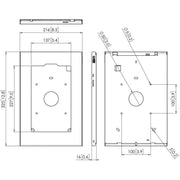Vogels - Halterung für Audio-/Videosysteme Tablock PTS1244 si f.Sam.Galaxy S6 Lite