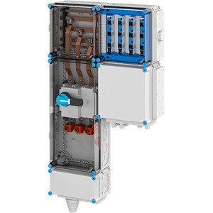 Hensel - Verteilerschrank für Energieversorgung Ladeverteiler Mi EV 22kW 4000 f.4 Ladep. a 22kW