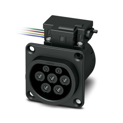 Phoenix Contact - Ladesteckvorrichtung E-Mobility Infrastruktur-Ladedose EV-T2M3SO12-4P-P