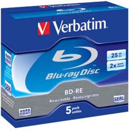 Verbatim - Speichermedium digital BD-RE 43615 (VE5) 25GB,1-2x,Jewelcase