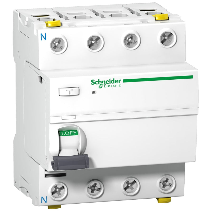 Schneider Electric - Fehlerstrom-Schutzschalter FI-Schalter A9Z31425 4P 25A 30mA Typ A Si