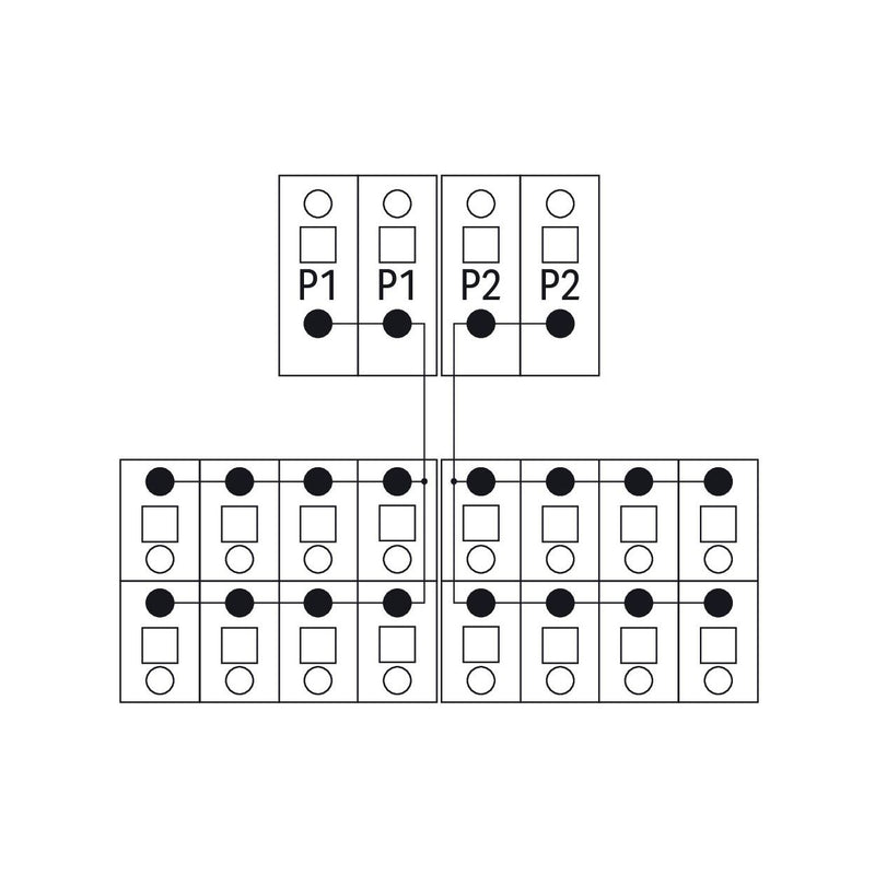 WAGO - Übergabemodul Potentialverteilermodul 830-800/000-315