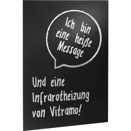 Vitramo - Infrarot-Strahlungspaneel Tafel-Heizelement VL-F12060T 1200x600x28 800W sw