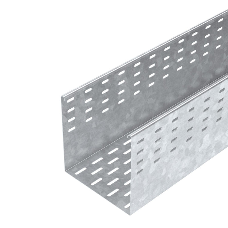 OBO Bettermann - Kabelrinne Mobilfunkrinne gelocht MFR 220 FT 200x200x3000, St, FT − 3 Meter
