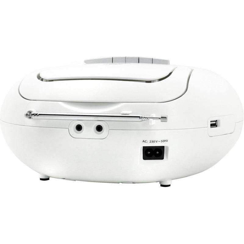 Soundmaster - Radio DAB+Boombox SCD7800WE ws CD/MP3,USB,Kassette