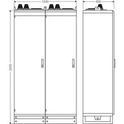 Hensel - Verteilerbaugruppe mit Leistungsschalter Freischaltstelle SAS AE 6685 500kW/55, 5kVA