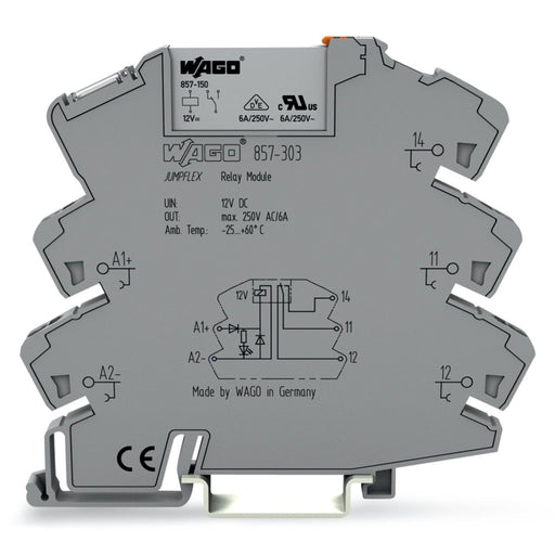 WAGO GmbH & Co. KG - Schaltrelais Relaismodul 857-303 DC 12 V,1W,grau