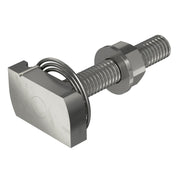 OBO Bettermann - Hammerkopfschraube Hammerkopfschr. mit Feder MS41HBF M10x60A4 M10x60mm − 25 Stück