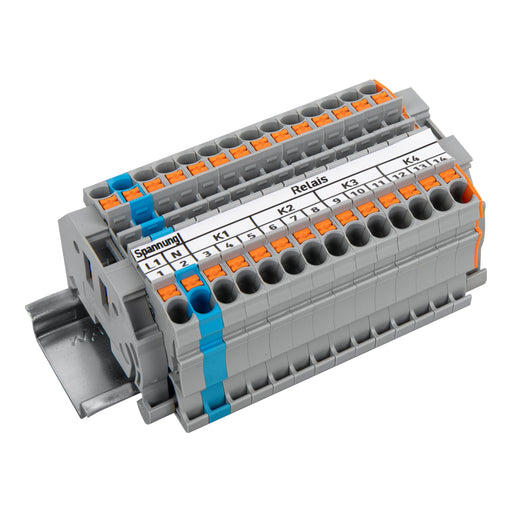 WAGO GmbH & Co. KG - Durchgangs-Reihenklemme Relaisklemmenleiste 821-502