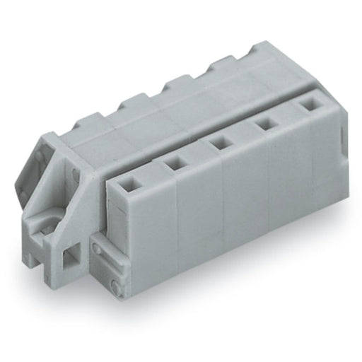 WAGO - Kabelsteckverbinder für Leiterplattensteckverbinder 1-Leiter Federleiste 731-546/031-000 CAGECLAMP 2,5mm²,gr − 10 Stück