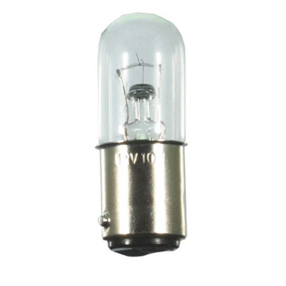 Scharnberger+Hasenbein - Anzeige- und Signallampe Röhrenlampe 16x48mm 25568 Ba15D 130V 5W