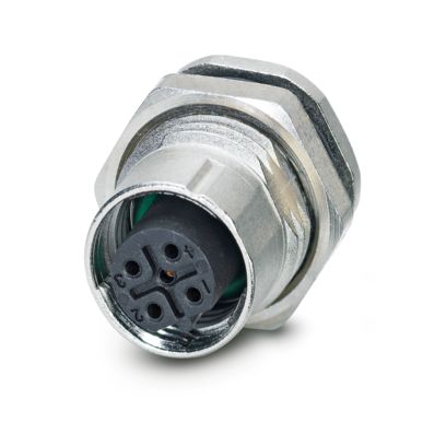 Phoenix Contact - Rundsteckverbinder, feldkonfektionierbar (Industriesteckverbinder) Gerätesteckverbinder SACC-DSI-FSB#1240025 Hinterwand − 20 Stück