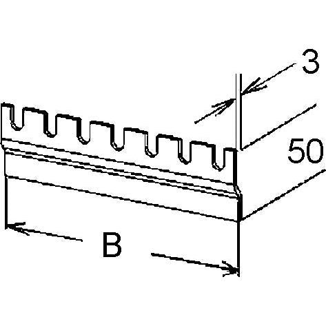Niedax - Kabelrinne GFK-Kabelrinne KR 110.600