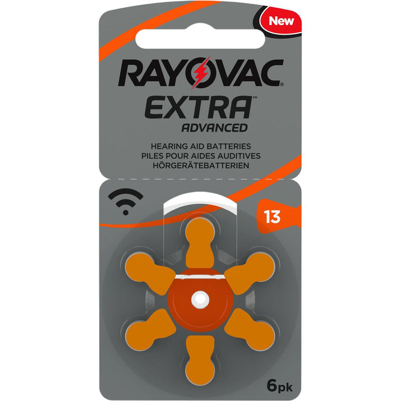 Hückmann - Batterie Hörgerätebatterie 1,4V ExtraAdv R13AE(VE 6) Bli6 Rayovac