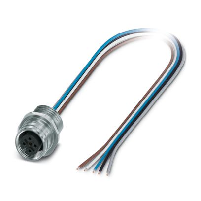 Phoenix Contact - Rundsteckverbinder, feldkonfektionierbar (Industriesteckverbinder) Gerätesteckverbinder SACC-E-FS-8C#1432249 Vorderwand