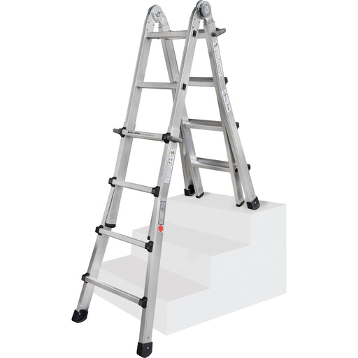 ILLER-LEITER - Sprossenleiter Teleskopleiter 64206 Levelmaster 4x6 St