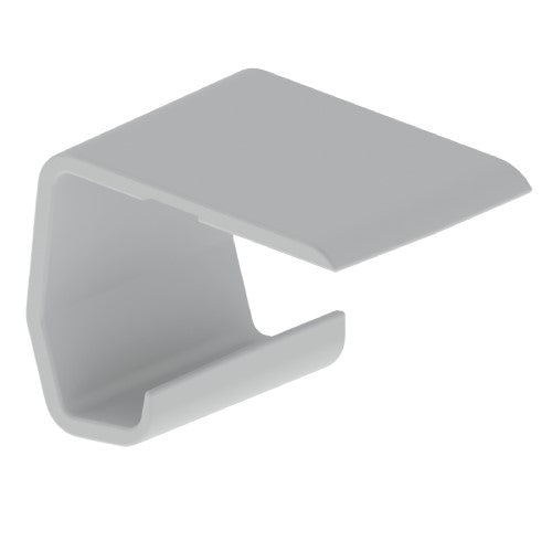 Unex - Deckelklammer für Kabeltragsystem Abdeckungsklammer 67845-44 grau RAL7035 U48X
