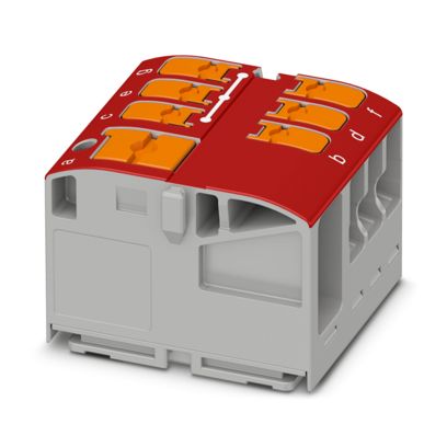 Phoenix Contact - Durchgangs-Reihenklemme Verteilerblock PTVFIX 6/6X2,5 RD − 20 Stück