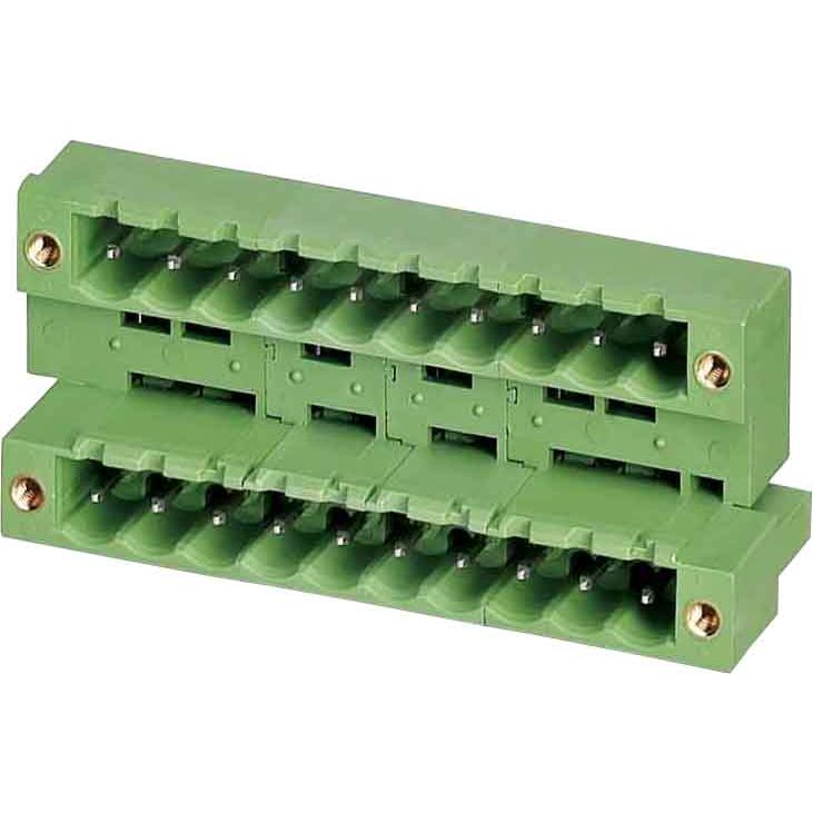 Phoenix Contact - Leiterplattensteckverbinder Grundleiste MDSTB 2,5/ 4-GF f. Leiterplattenst. − 50 Stück