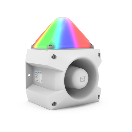 Pfannenberg - Optisches/Akustisches Signalgerät LED-Schallgeber PA L 510-57DCRGB7035 weiß,12-48DC,107dB