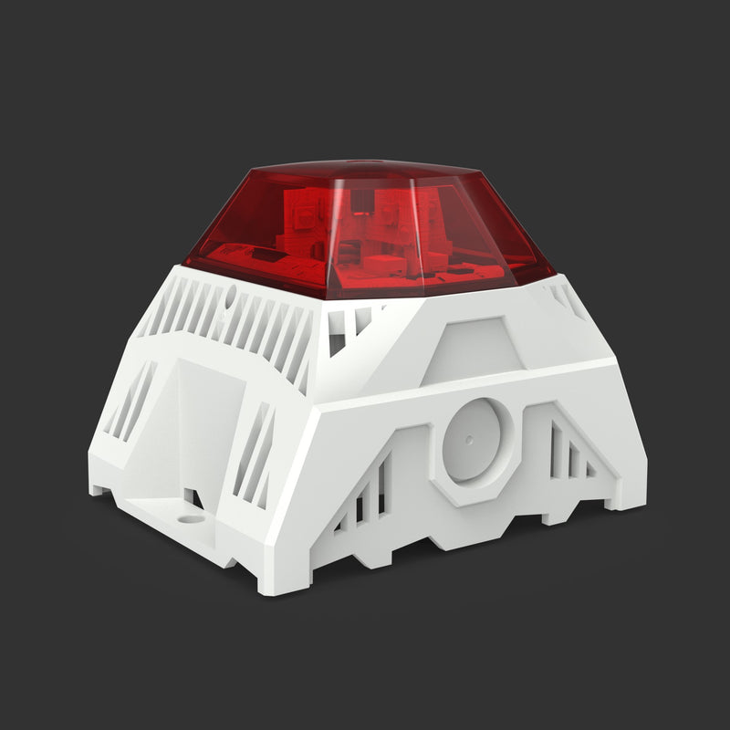 Pfannenberg - Optisches/Akustisches Signalgerät Radial LED Schallgeber PA L1-R #23383635055 rot,24DC,16cd