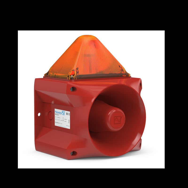 Pfannenberg - Optisches/Akustisches Signalgerät Blitzschallgeber PA X 20-15 24 DC AM orange 15J,24DC