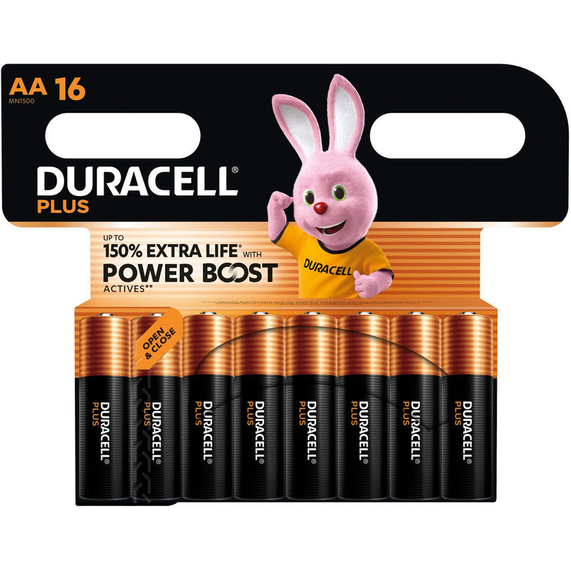 Hückmann - Batterie DURACELL Mignon AA 151261 (Bli16) Plus Power Boost