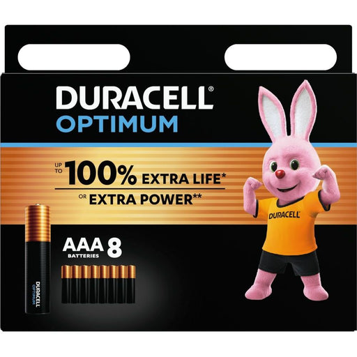 Hückmann - Batterie DURACELL Micro AAA Optimum (Bli8) 8er Blister