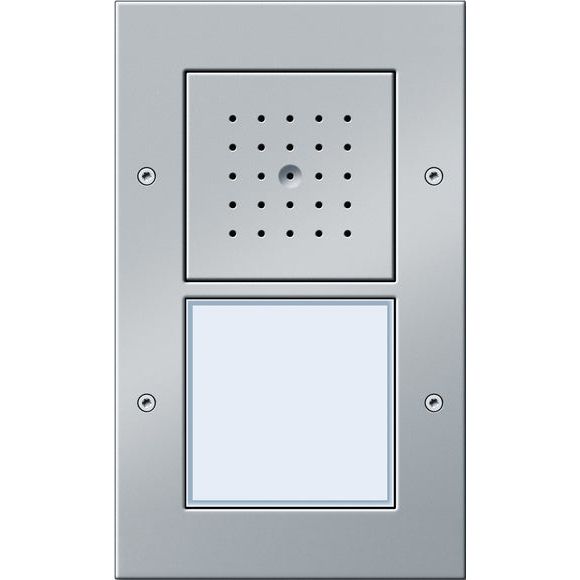 Gira - Türstation für Türkommunikation Türstation 126665 AP 1fach alu