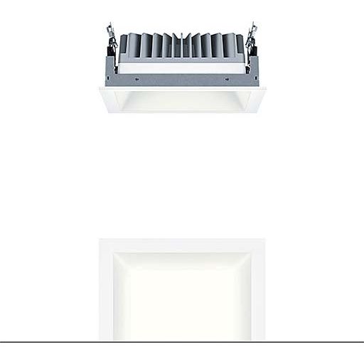 Zumtobel Group - Downlight/Strahler/Flutlicht LED-Deckeneinbauleuchte PANOS EVO #60816109 Q190L 830 LDO WH WH