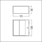 Zumtobel - Decken-/Wandleuchte LED-Wandleuchte SUISFW900940LDODIRWH 940, weiß