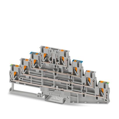 Phoenix Contact - Schutzleiter-Reihenklemme Schutzleiterklemme PT 2,5-PE/L/N/TG − 50 Stück