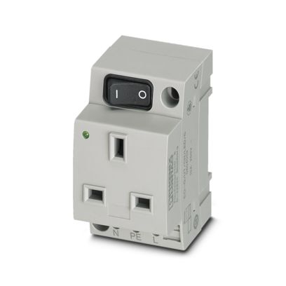 Phoenix Contact - Steckdose Reiheneinbau Steckdose EO-G/UT/SH/LED/S − 5 Stück
