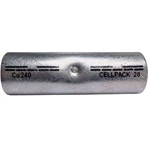 Cellpack - Verbinder für Cu-Leiter zum Verpressen Pressverbinder Cu DV-CU-V/70 n.DIN46267,o.Trenns