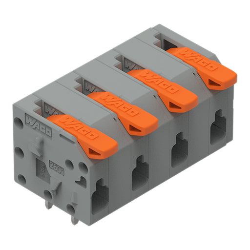 WAGO - Leiterplattenklemme 2601-1304 1,5mm²,gr − 70 Stück