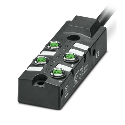 Phoenix Contact - Passiver Sensor-/Aktor-Verteiler (mit Leitung) Verteilerbox SACB- 4/3-L-#1197212