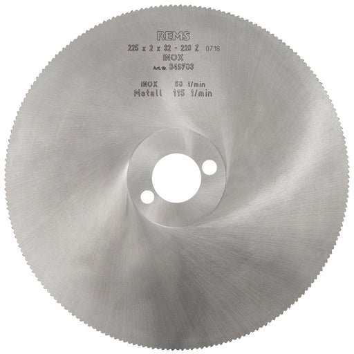 REMS - Metallkreissägeblatt HSS 225 x 2 x 32 mm, 220 Zähne 849703 R
